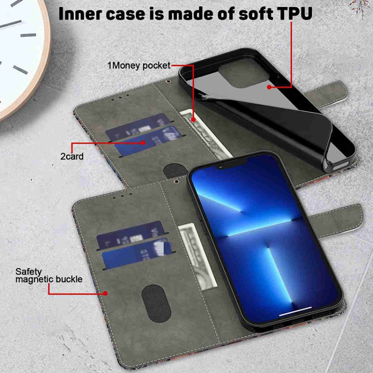 For Samsung Galaxy S24 5G Crystal 3D Shockproof Protective Leather Phone Case(Light Lotus)