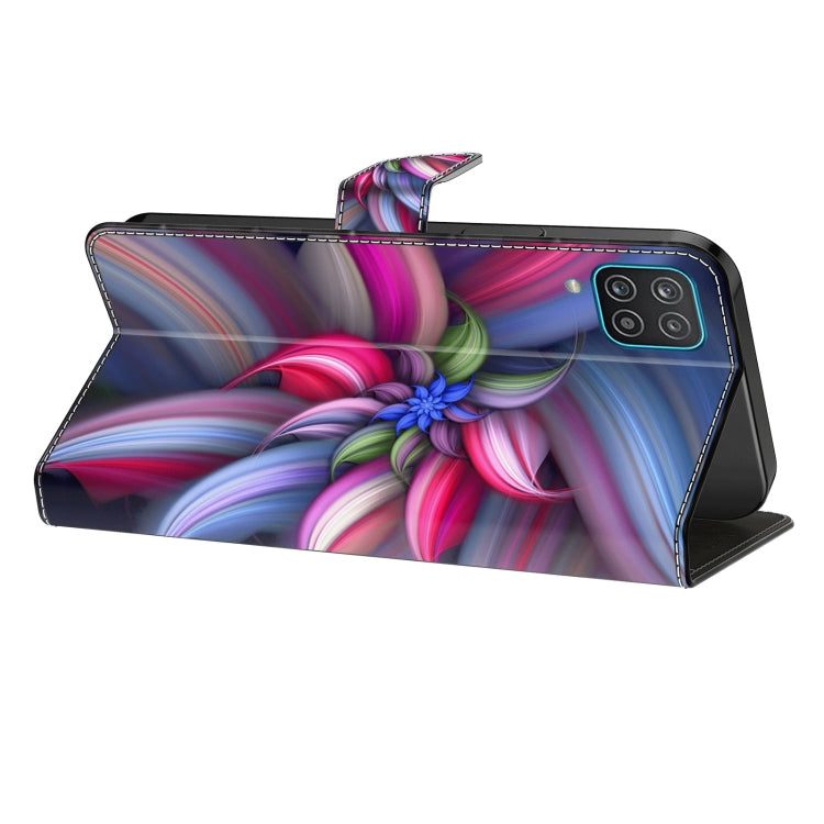 For Honor Magic6 Lite Crystal 3D Shockproof Protective Leather Phone Case(Colorful Flower)