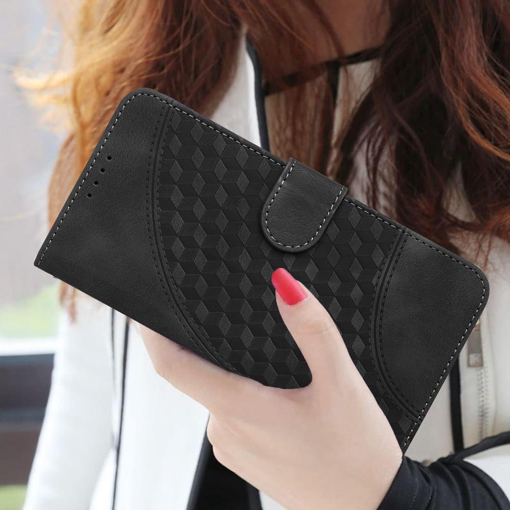 For OPPO K13 5G Elephant Head Embossed Phone Leather Case with Lanyard(Black)