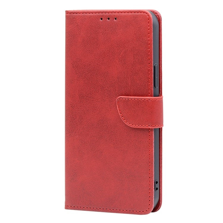 For Honor X50 5G Calf Texture Buckle Flip Leather Phone Case(Red)