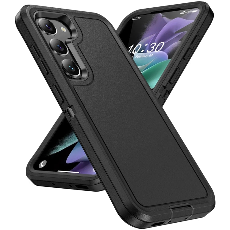 For Samsung Galaxy S24 5G Life Waterproof Rugged Phone Case(Black)