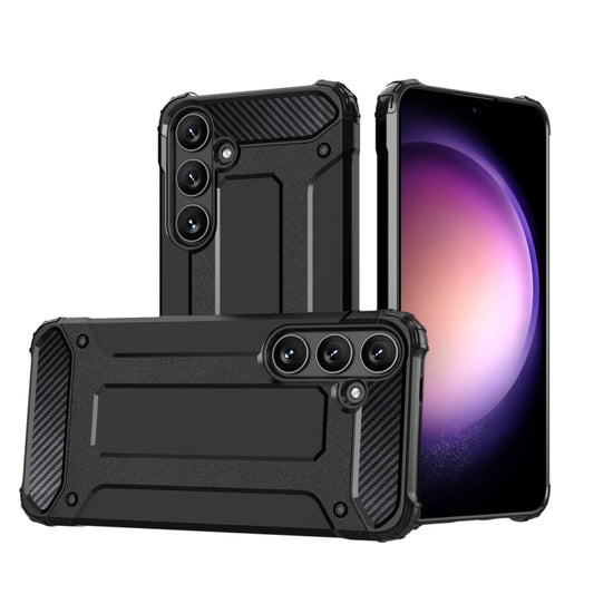 For Samsung Galaxy S24 5G Magic Armor TPU + PC Phone Case(Black)