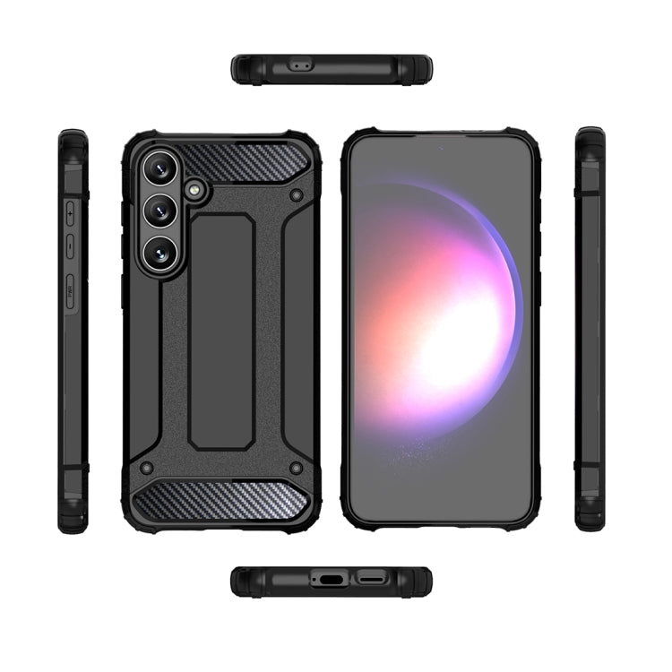 For Samsung Galaxy S24 5G Magic Armor TPU + PC Phone Case(Grey)