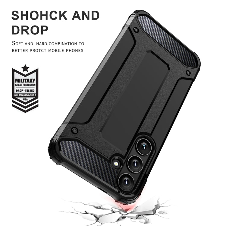 For Samsung Galaxy S24 5G Magic Armor TPU + PC Phone Case(Silver)
