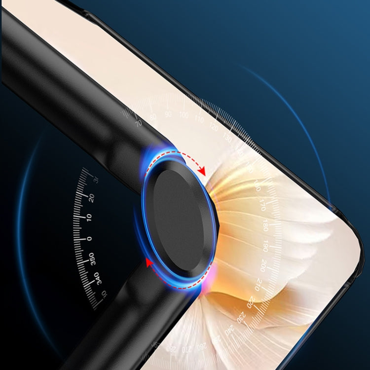 For Honor V Purse GKK Ultra-thin Full Coverage Shockproof Phone Case with Holder(Gold)