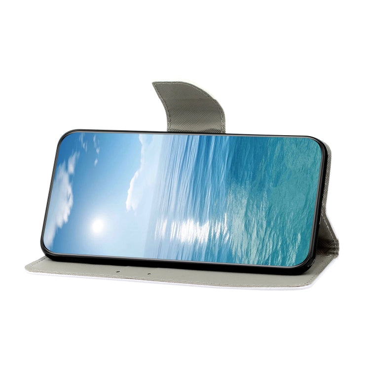 For Samsung Galaxy S24 5G Colored Drawing Pattern Leather Phone Case(Marble)