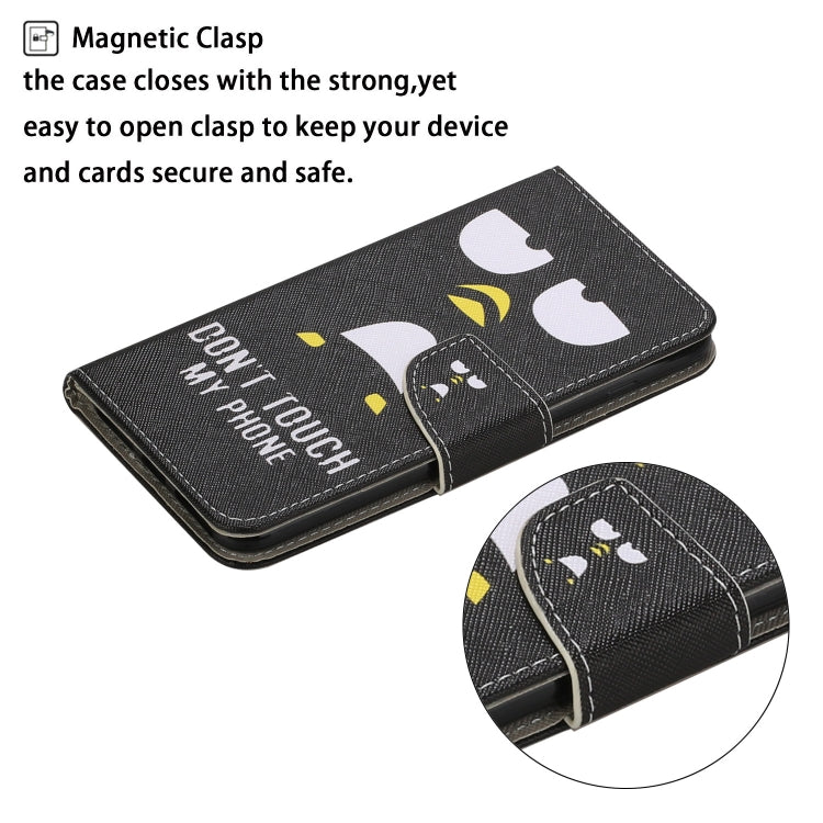 For Samsung Galaxy S24 5G Colored Drawing Pattern Leather Phone Case(Penguin)