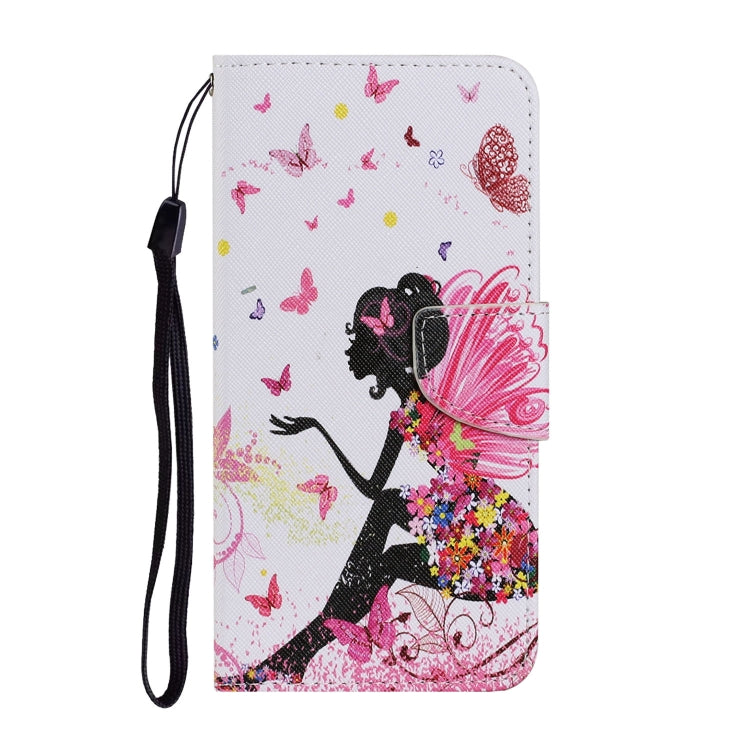 For Samsung Galaxy S24 5G Colored Drawing Pattern Leather Phone Case(Dancing Girl)