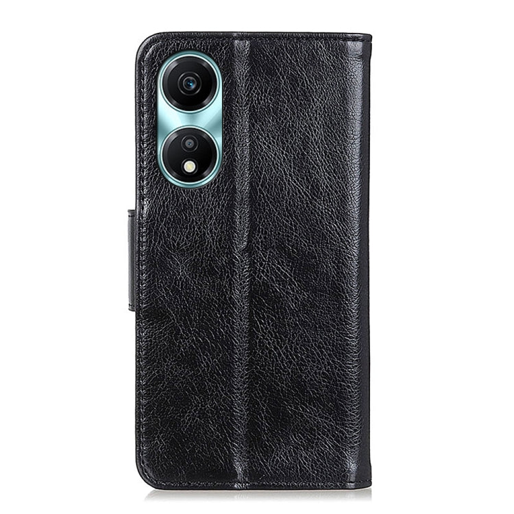 For Honor X5 Plus Nappa Texture Leather Phone Case(Black)