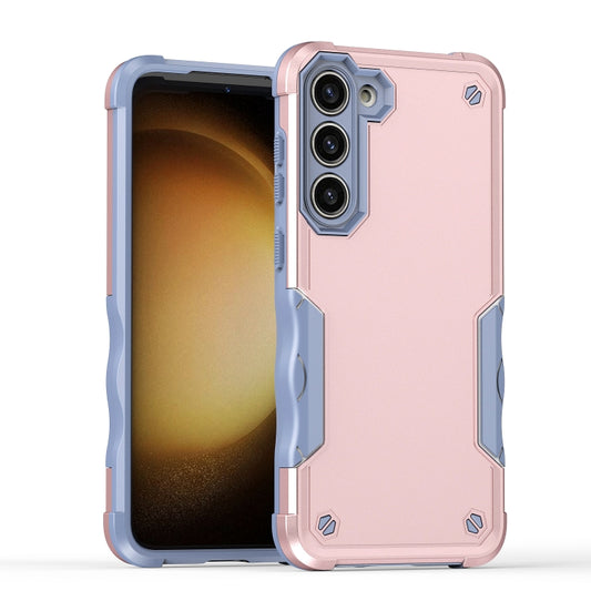 For Samsung Galaxy S24 5G Non-slip Shockproof Armor Phone Case(Rose Gold)