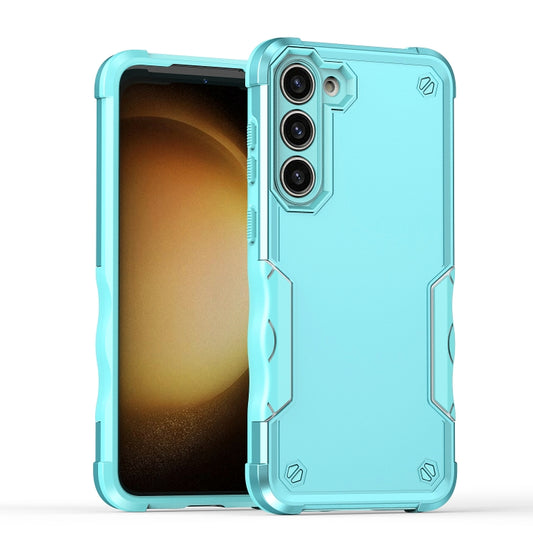 For Samsung Galaxy S24 5G Non-slip Shockproof Armor Phone Case(Mint Green)