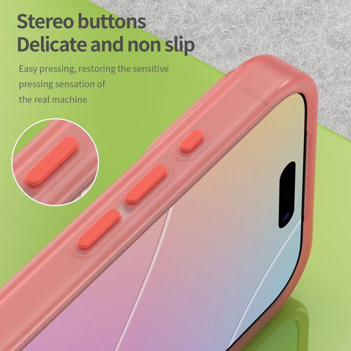 Compatible with iPhone 18 Pro MagSafe Frosted Translucent TPU + PC Full Coverage Phone Case - Red