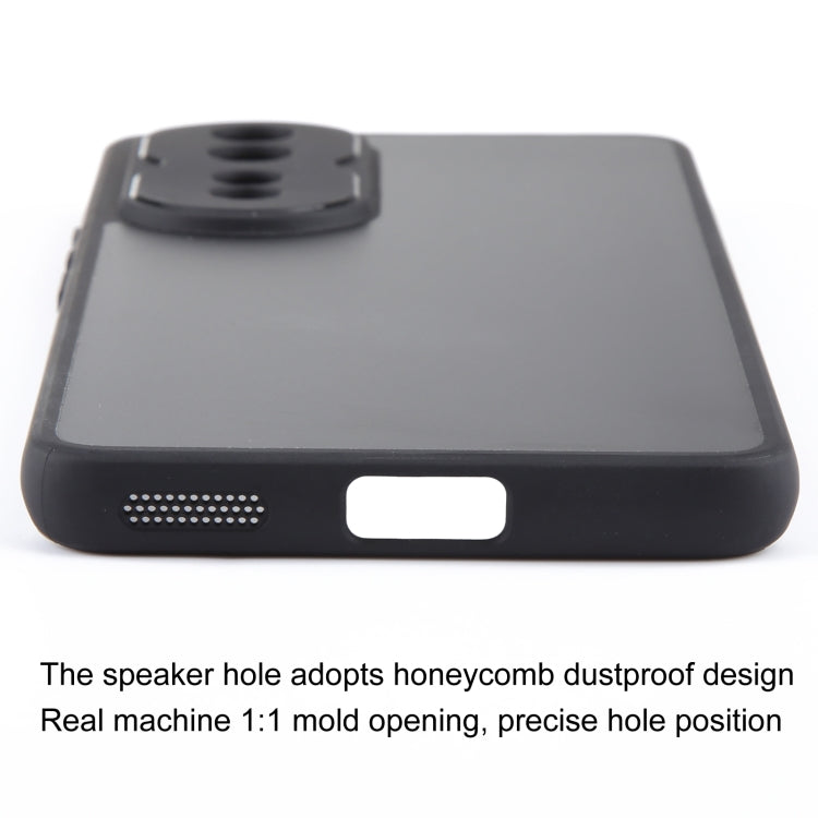 For Honor 80 Pro Fine Pore Matte Black TPU + PC Phone Case