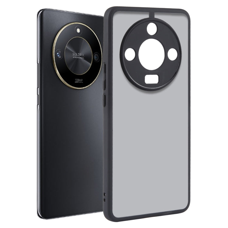 For Honor X50 Fine Pore Matte Black TPU + PC Phone Case