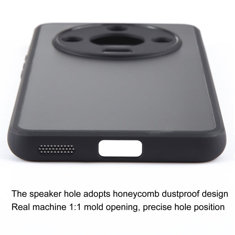 For Honor X50 Fine Pore Matte Black TPU + PC Phone Case