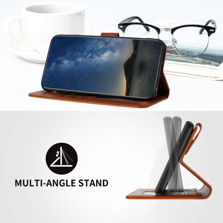 For Honor 100 Pro Datura Flower Embossed Flip Leather Phone Case(Brown)