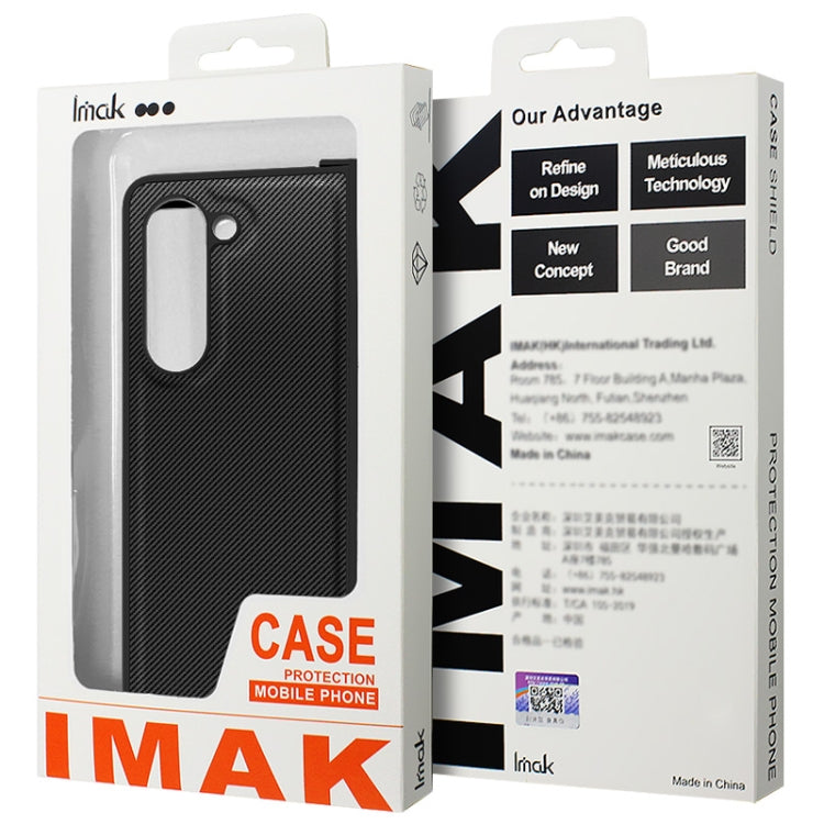 For Honor Magic Vs2 imak Ruiyi Series PU + PC Phone Case(Carbon Fiber Texture)