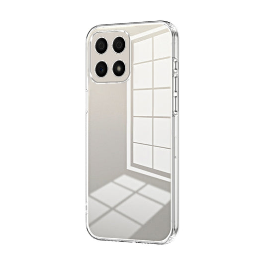 For Honor 30i Transparent Plating Fine Hole Phone Case(Transparent)