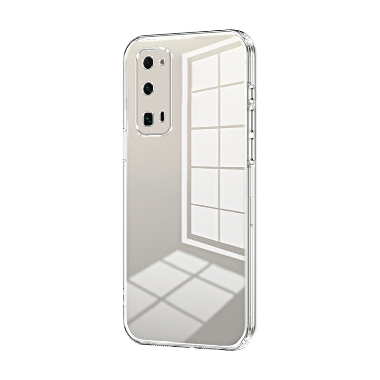 For Honor 30 Pro / 30 Pro+ Transparent Plating Fine Hole Phone Case(Transparent)