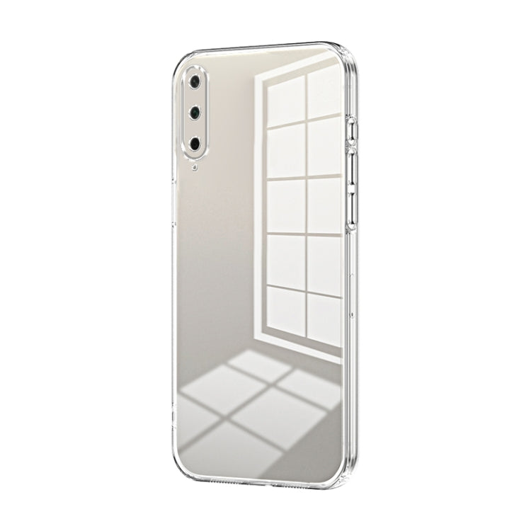 For Honor Play 3 Transparent Plating Fine Hole Phone Case(Transparent)