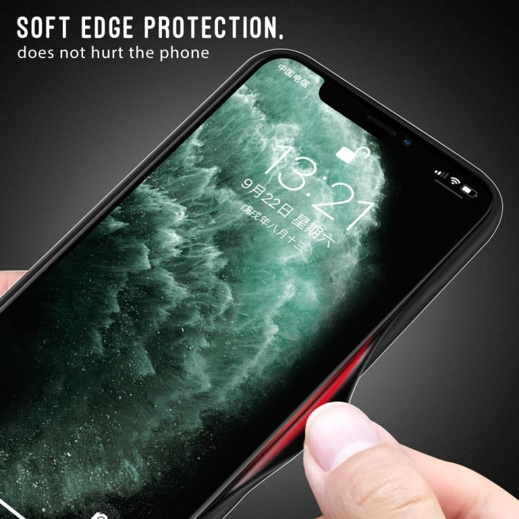 For Samsung Galaxy S24 5G Texture Gradient Glass TPU Phone Case(Red)
