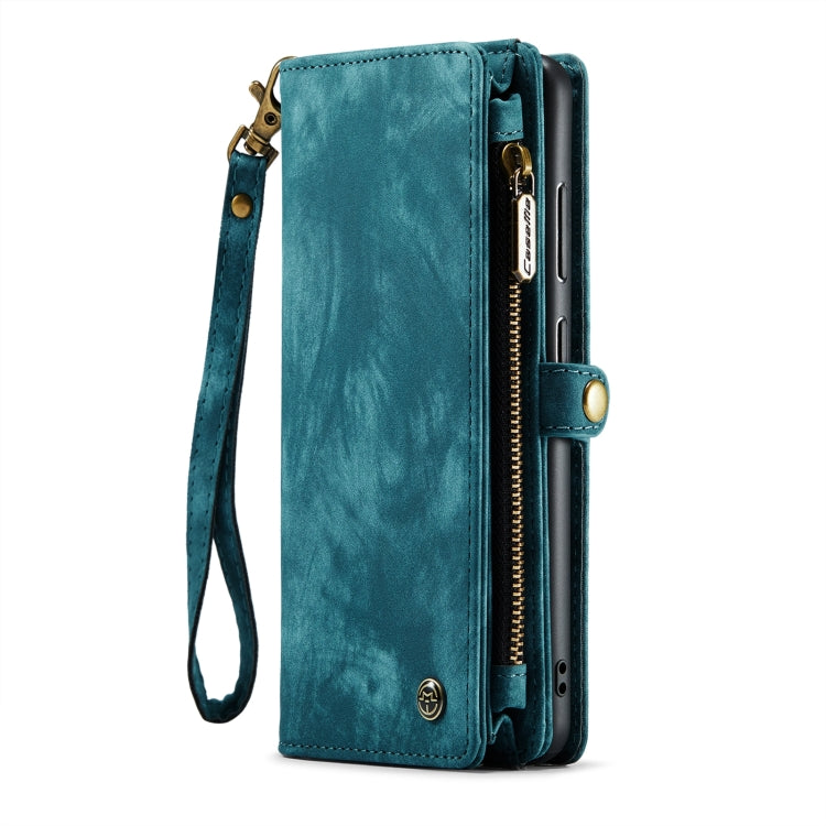 For Samsung Galaxy S24 5G CaseMe 008 Detachable Multifunctional Leather Phone Case(Blue)