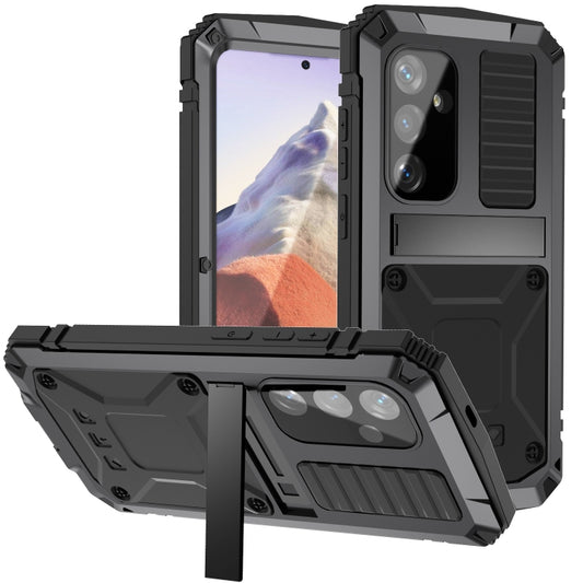 For Samsung Galaxy S24 5G R-JUST Life Waterproof Dustproof Shockproof Phone Case(Black)