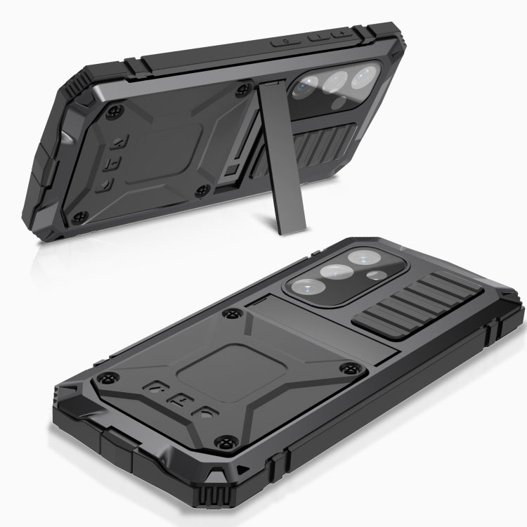 For Samsung Galaxy S24 5G R-JUST Life Waterproof Dustproof Shockproof Phone Case(Black)