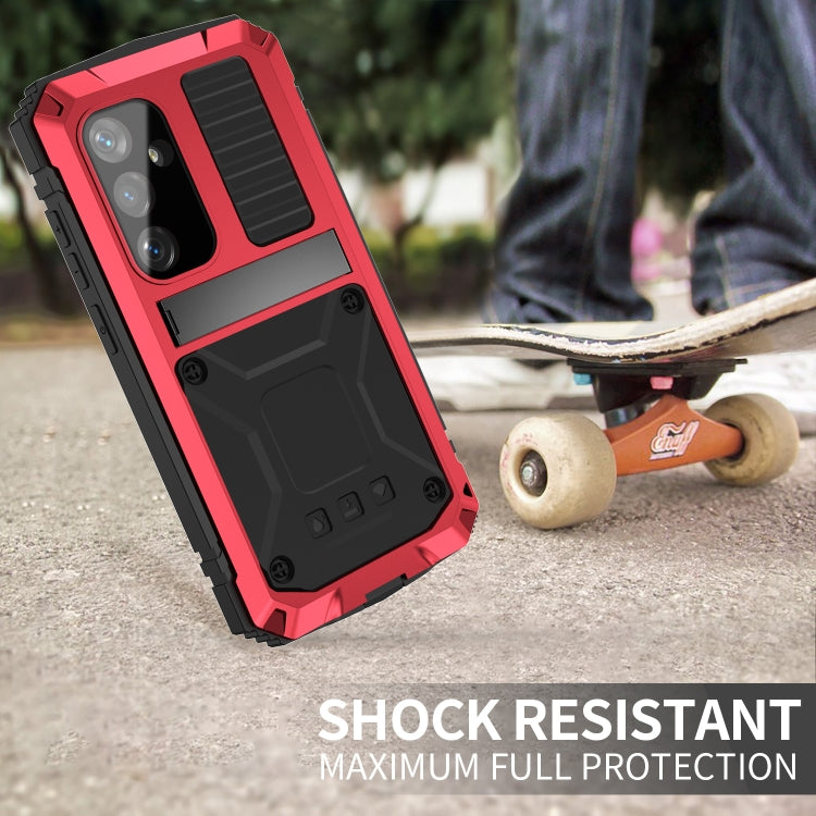 For Samsung Galaxy S24 5G R-JUST Life Waterproof Dustproof Shockproof Phone Case(Red)