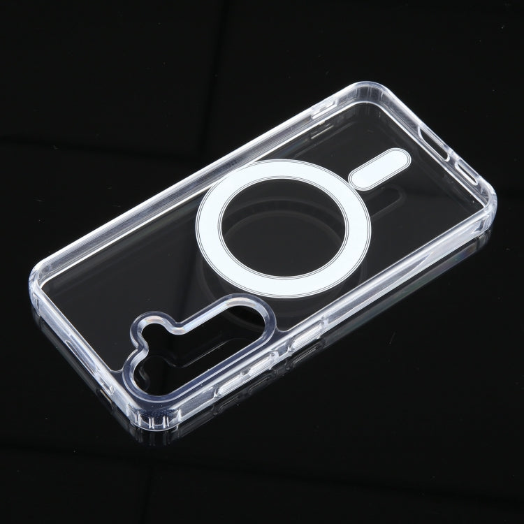 For Samsung Galaxy S24 5G MagSafe Clear Acrylic PC +TPU Phone Case(Transparent)