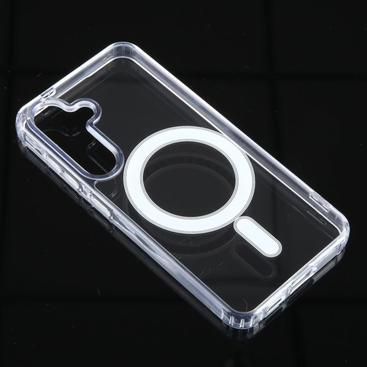For Samsung Galaxy S24 5G MagSafe Clear Acrylic PC +TPU Phone Case(Transparent)