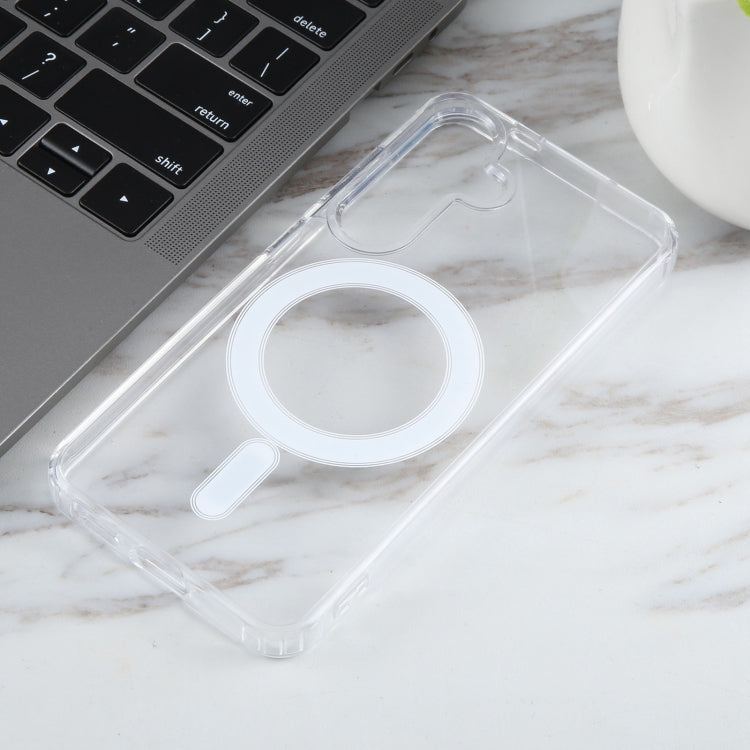 For Samsung Galaxy S24 5G MagSafe Clear Acrylic PC +TPU Phone Case(Transparent)