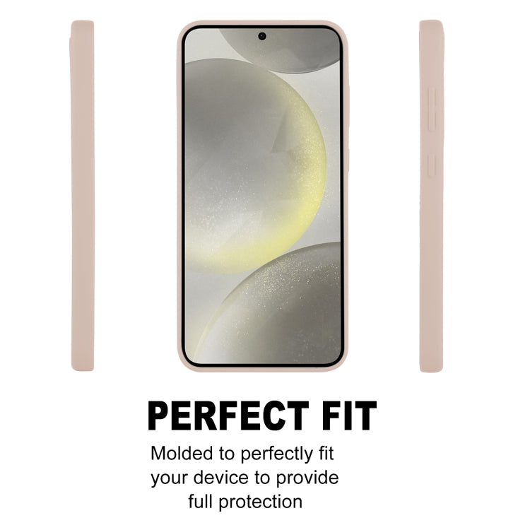 For Samsung Galaxy S24 5G GOOSPERY SOFT FEELING Liquid TPU Soft Phone Case(Apricot)