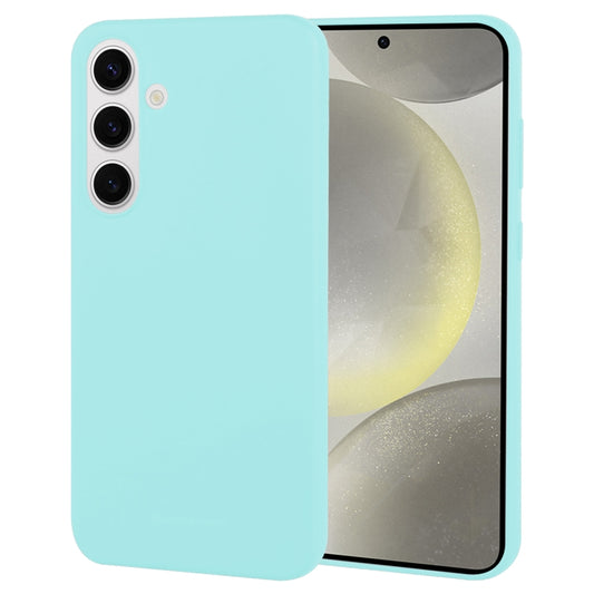 For Samsung Galaxy S24 5G GOOSPERY SOFT FEELING Liquid TPU Soft Phone Case(Mint Green)