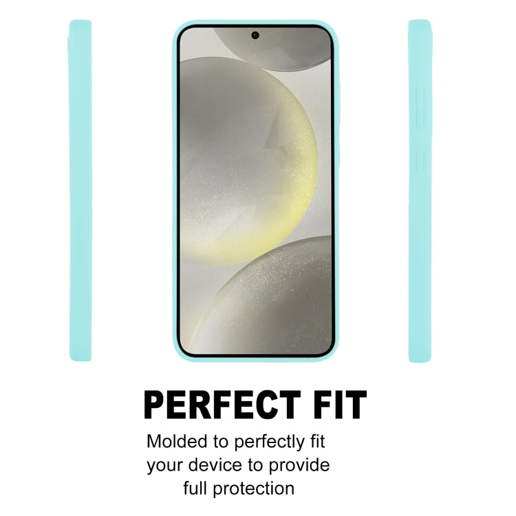 For Samsung Galaxy S24 5G GOOSPERY SOFT FEELING Liquid TPU Soft Phone Case(Mint Green)