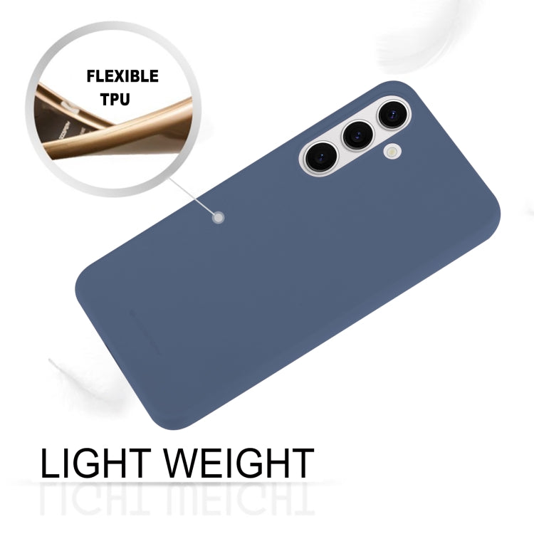 For Samsung Galaxy S24 5G GOOSPERY SOFT FEELING Liquid TPU Soft Phone Case(Dark Blue)