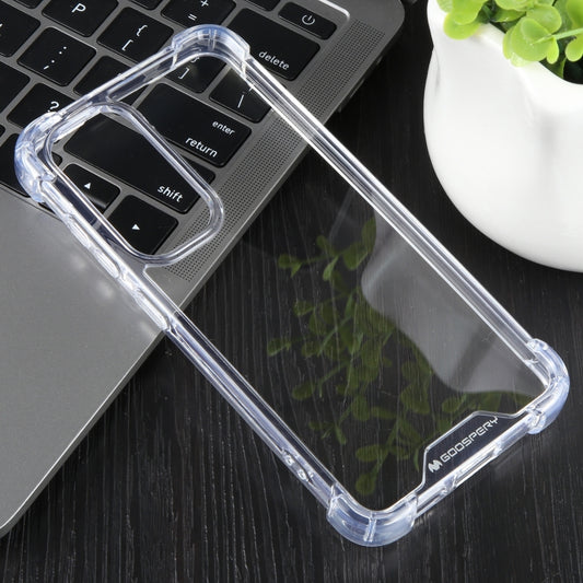 For Samsung Galaxy S24 5G MERCURY GOOSPERY SUPER Four-Corner Shockproof TPU Phone Case(Transparent)