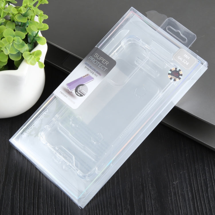 For Samsung Galaxy S24 5G MERCURY GOOSPERY SUPER Four-Corner Shockproof TPU Phone Case(Transparent)