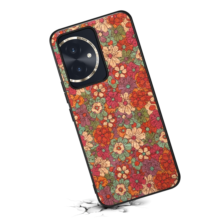 For Honor 100 Four Seasons Flower Language Series TPU Phone Case(Summer Red)