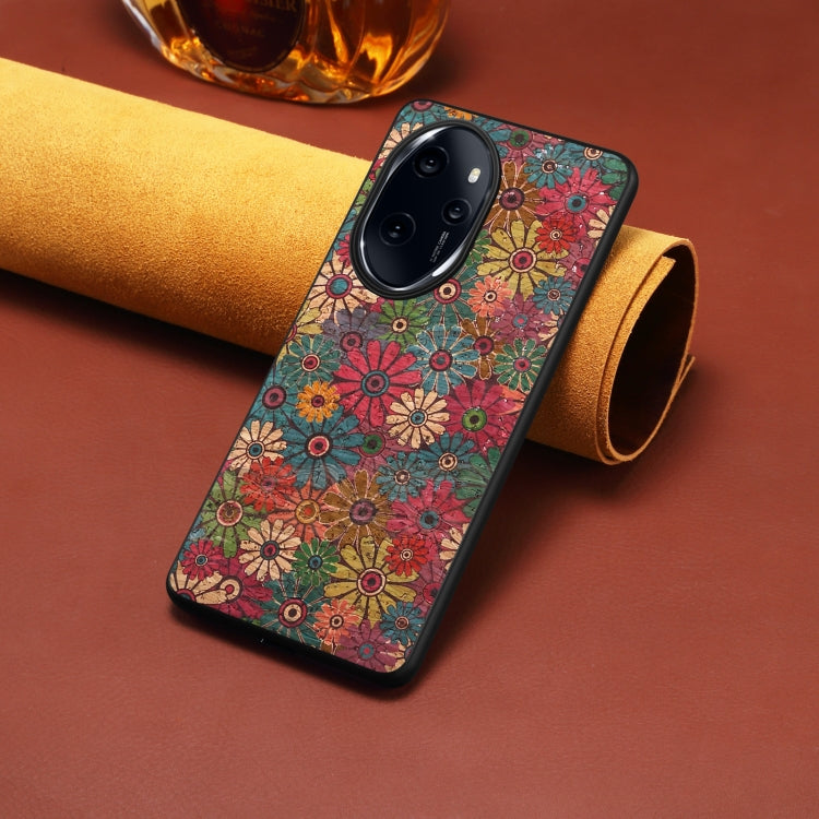 For Honor 100 Pro Four Seasons Flower Language Series TPU Phone Case(Spring Green)