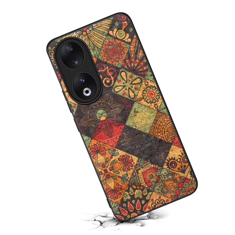 For Honor 90 Four Seasons Flower Language Series TPU Phone Case(Autumn Yellow)