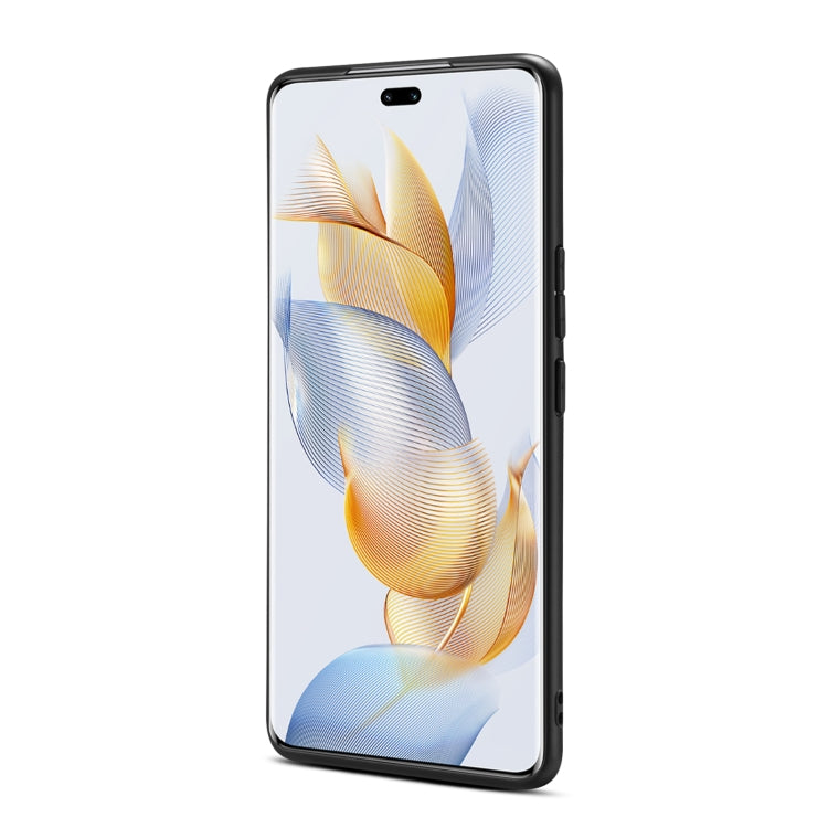 For Honor 90 Pro Four Seasons Flower Language Series TPU Phone Case(Winter Blue)