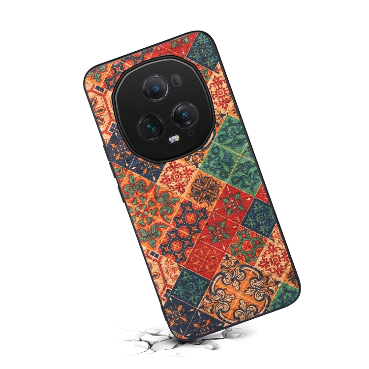 For Honor Magic5 Ultimate Four Seasons Flower Language Series TPU Phone Case(Winter Blue)