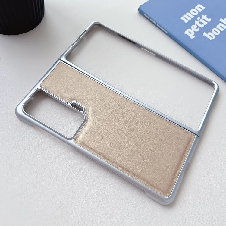 For Honor Magic Vs Metallic Paint Leather Phone Case(Purple)