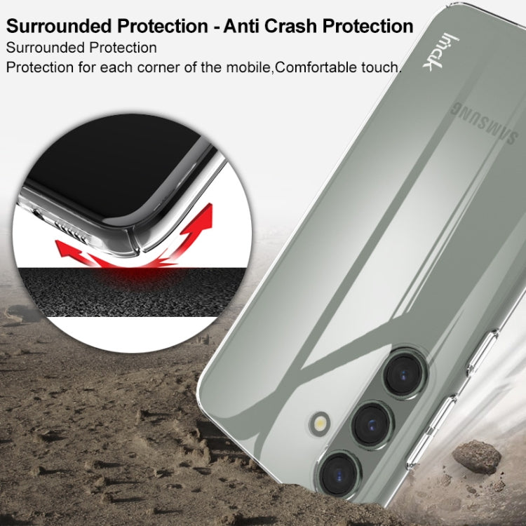 For Samsung Galaxy S24 5G imak Wing II Wear-resisting Crystal Phone Protective Case