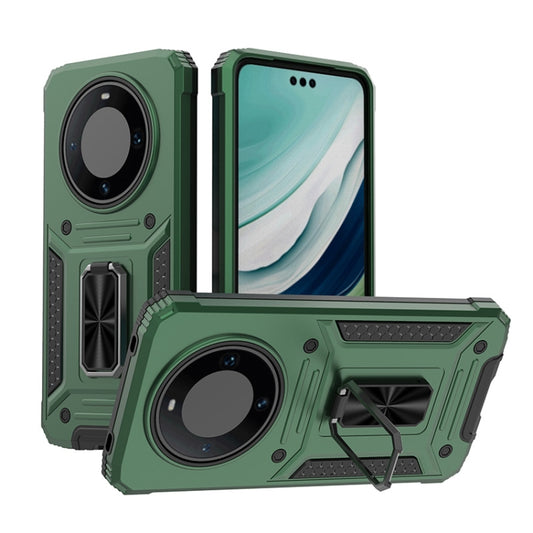 For Honor X50 5G Camshield Robot TPU Hybrid PC Phone Case(Green)