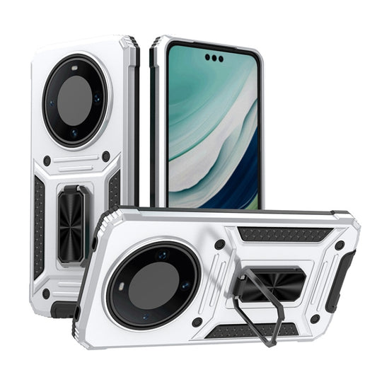 For Honor X50 5G Camshield Robot TPU Hybrid PC Phone Case(Silver)