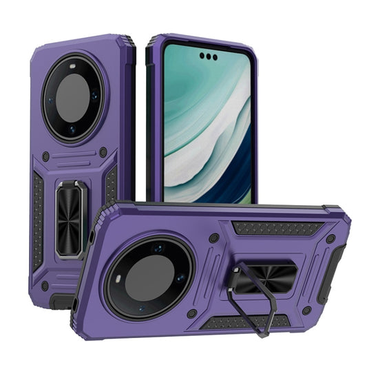 For Honor X50 5G Camshield Robot TPU Hybrid PC Phone Case(Purple)