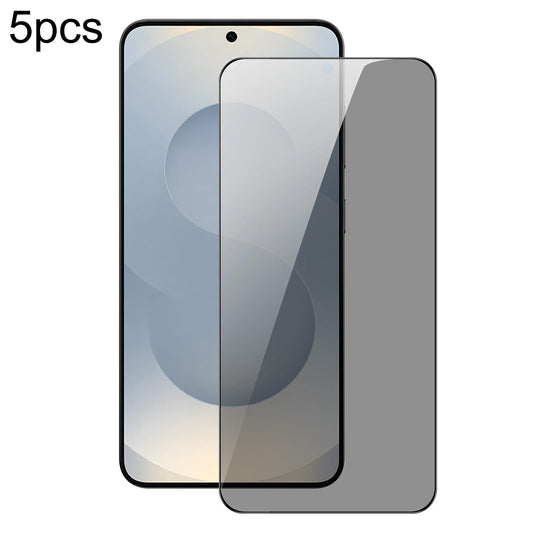 For Samsung Galaxy S25 Edge 5pcs DUX DUCIS 0.33mm 9H High Aluminum Anti-spy HD Tempered Glass Film