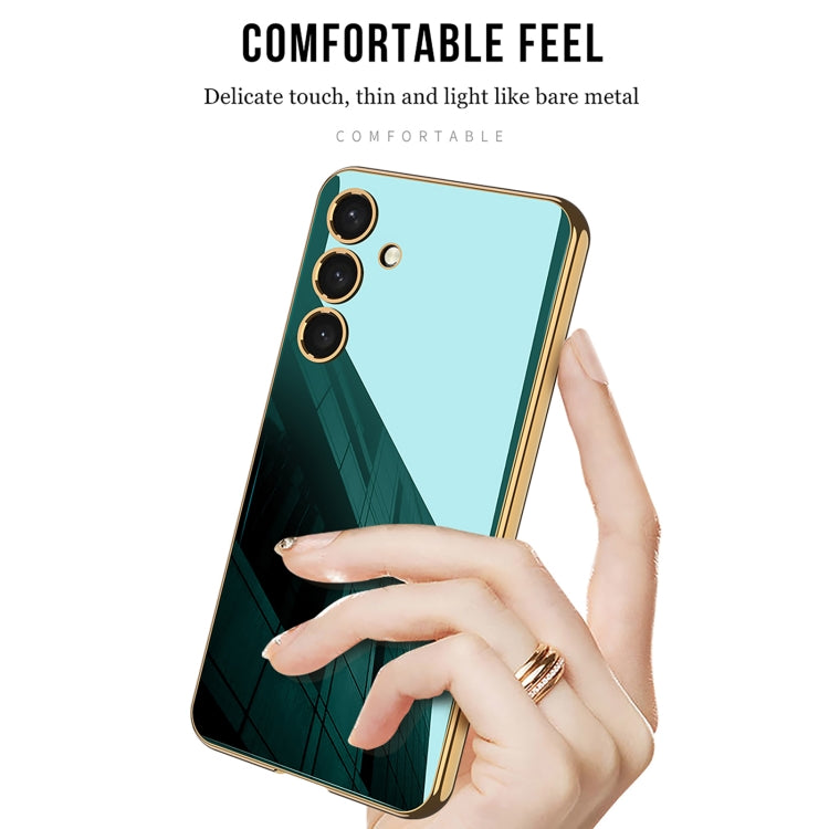 For Samsung Galaxy S24 5G GKK Electroplating TPU Full Coverage Phone Case(Black)